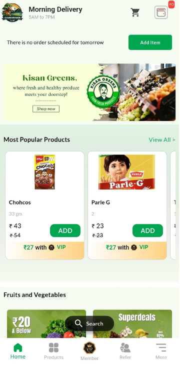 Countryside Side Farms App Portfolio
